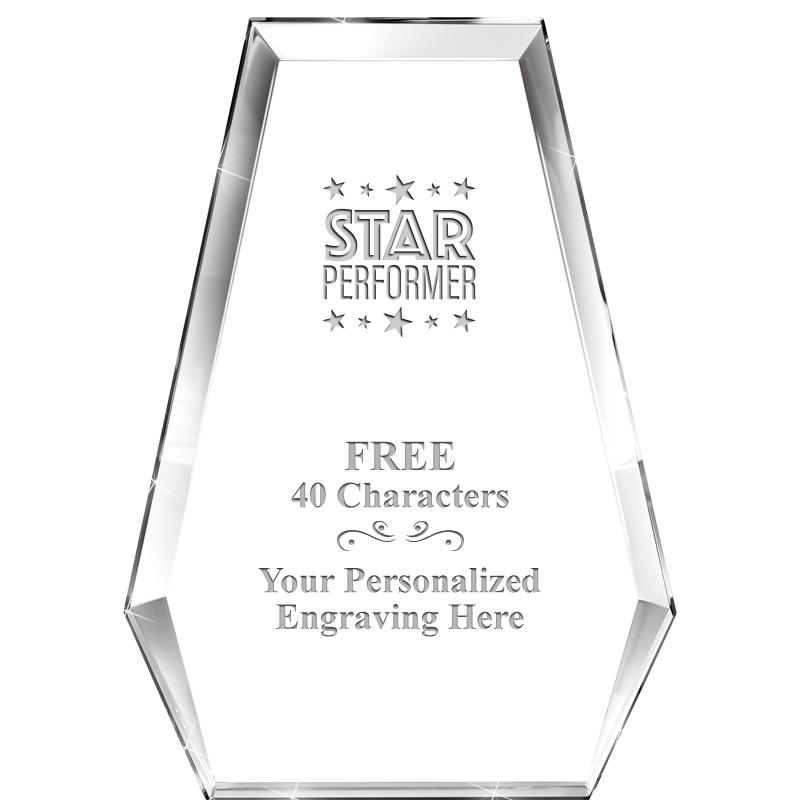 7" ATHENS PYRAMID CRYSTAL