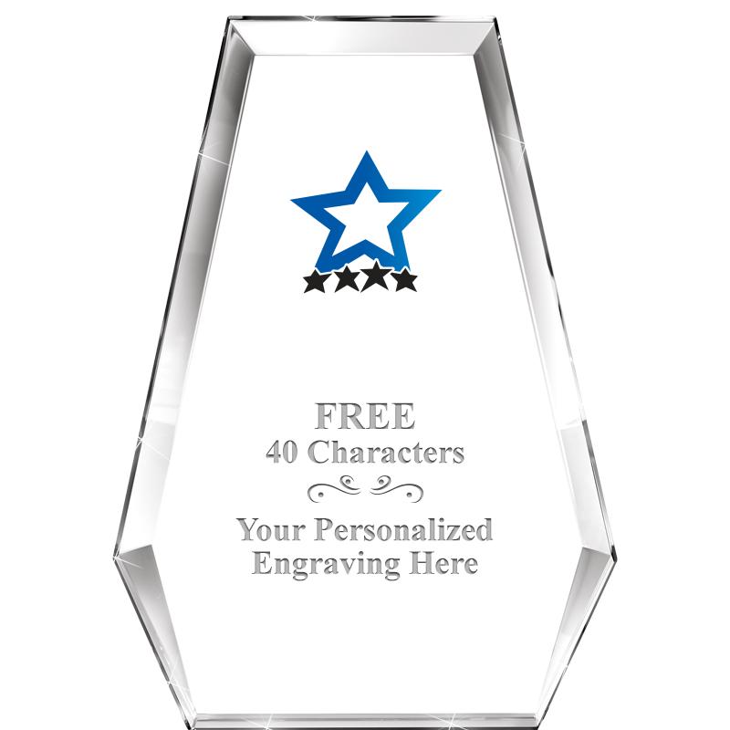 7" ATHENS PYRAMID CRYSTAL