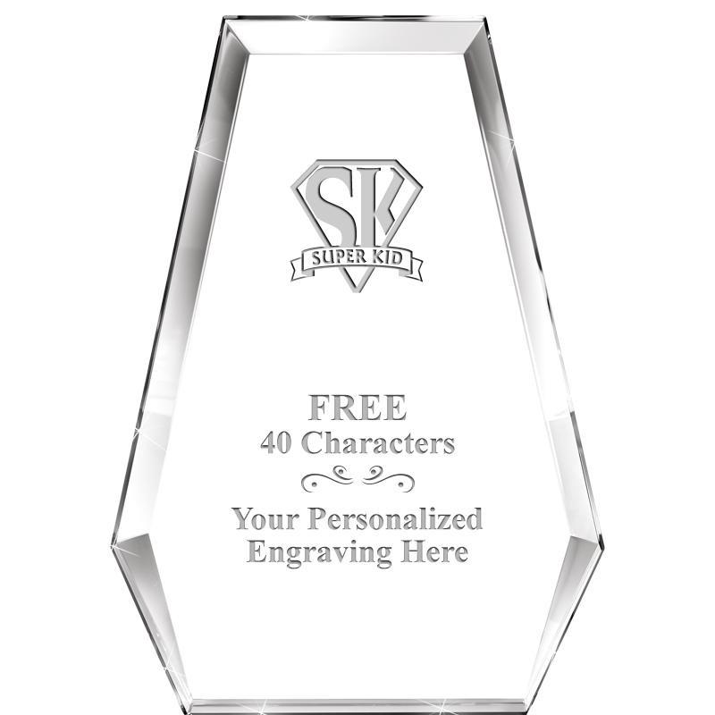 7" ATHENS PYRAMID CRYSTAL