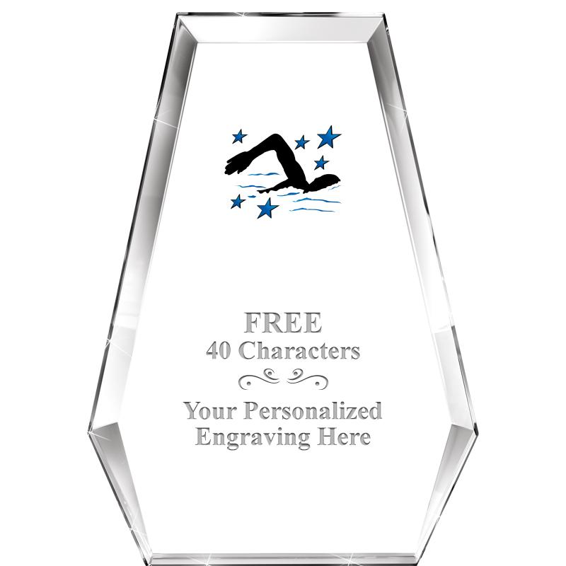 7" ATHENS PYRAMID CRYSTAL