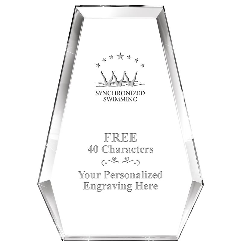 7" ATHENS PYRAMID CRYSTAL