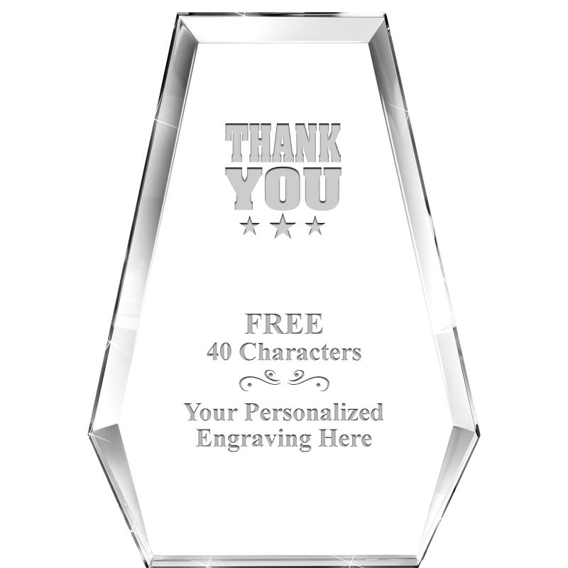 7" ATHENS PYRAMID CRYSTAL