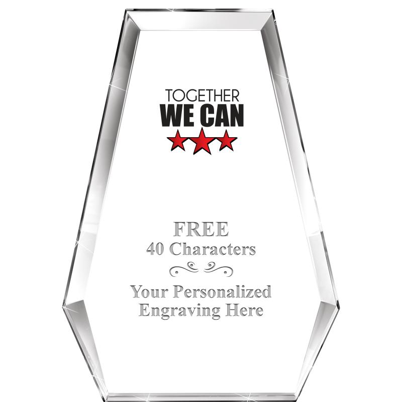 7" ATHENS PYRAMID CRYSTAL