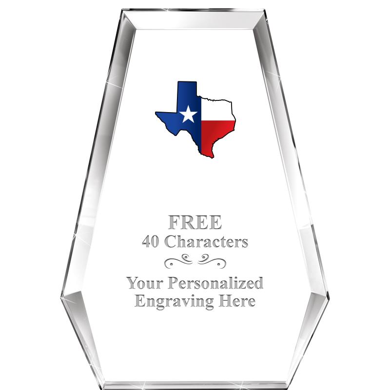 7" ATHENS PYRAMID CRYSTAL