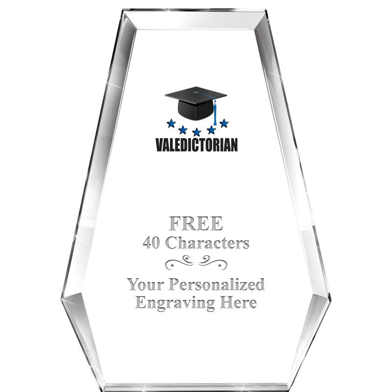 7" ATHENS PYRAMID CRYSTAL