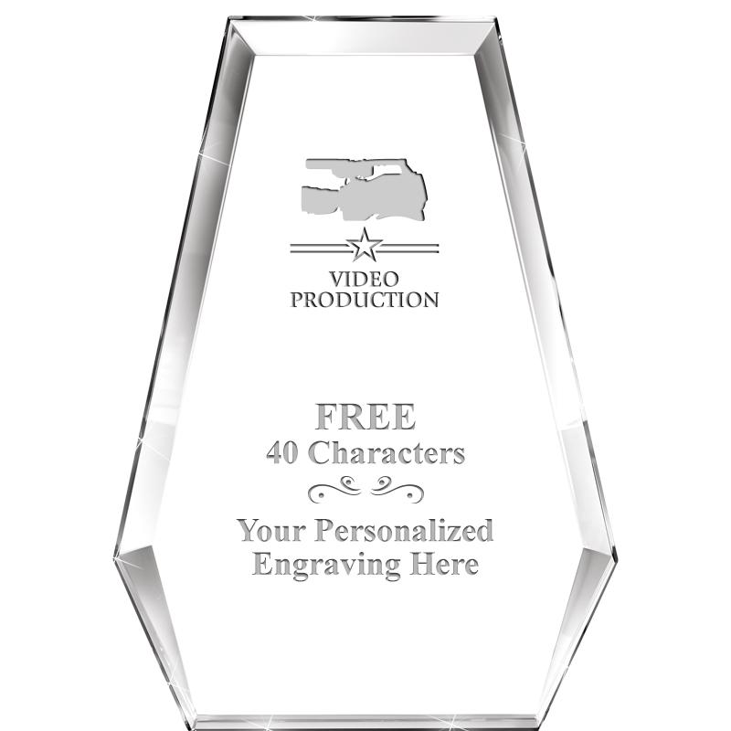 7" ATHENS PYRAMID CRYSTAL