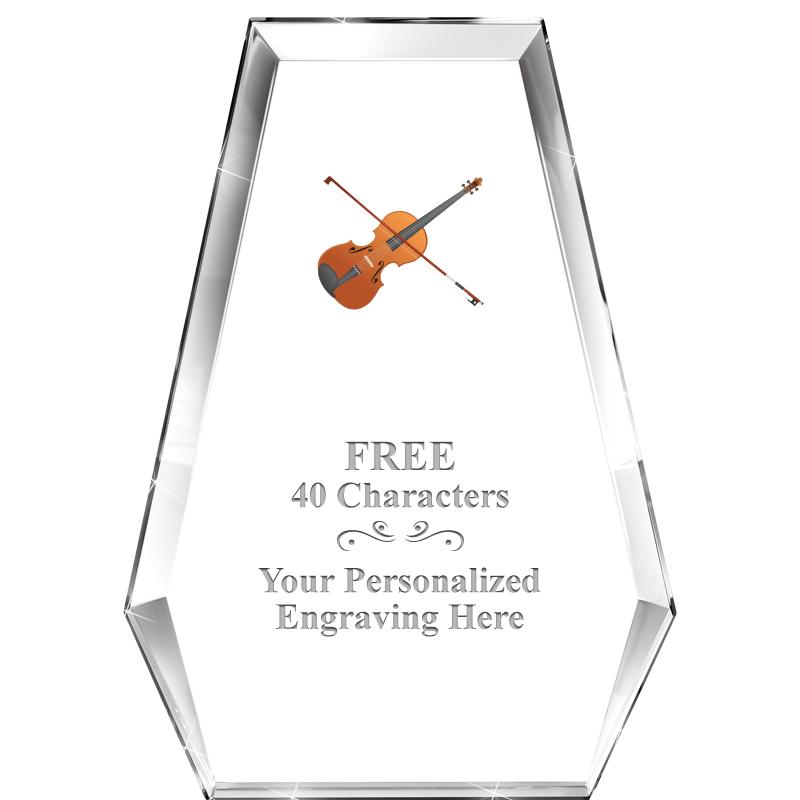 7" ATHENS PYRAMID CRYSTAL