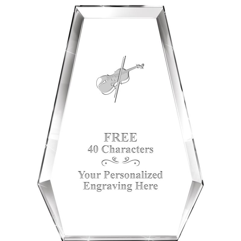 7" ATHENS PYRAMID CRYSTAL