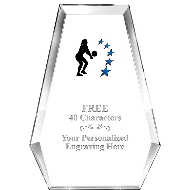 7" ATHENS PYRAMID CRYSTAL