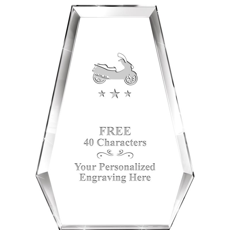 7" ATHENS PYRAMID CRYSTAL