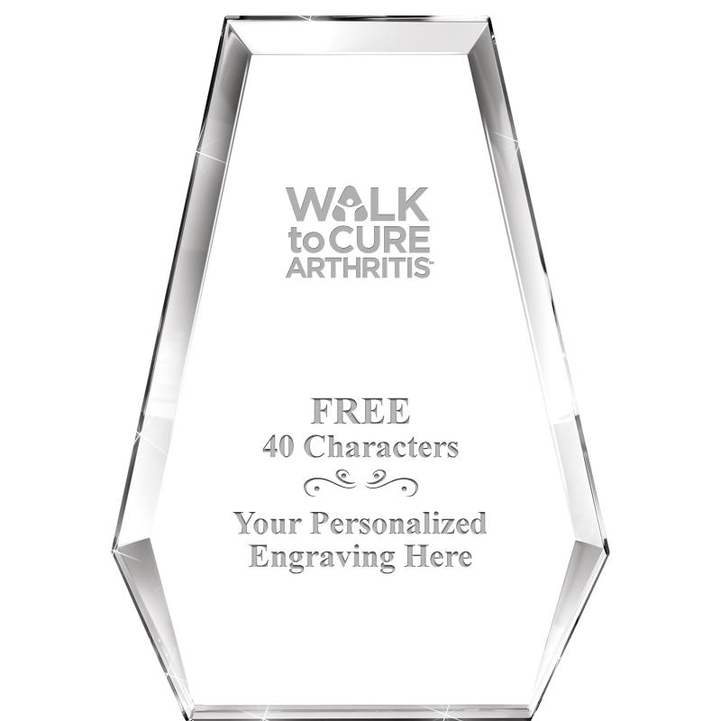 7" ATHENS PYRAMID CRYSTAL