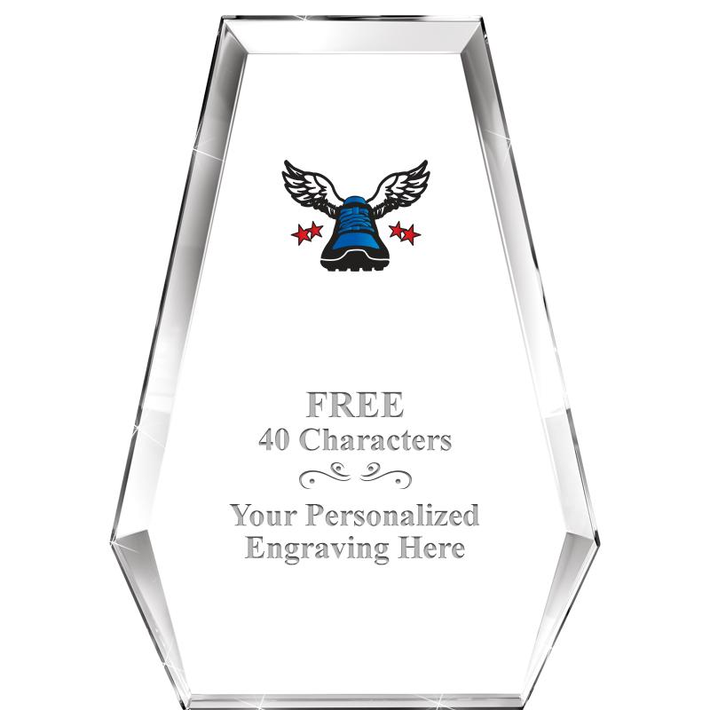 7" ATHENS PYRAMID CRYSTAL