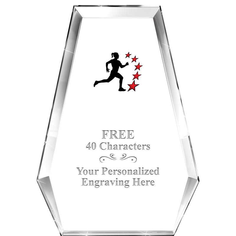 7" ATHENS PYRAMID CRYSTAL