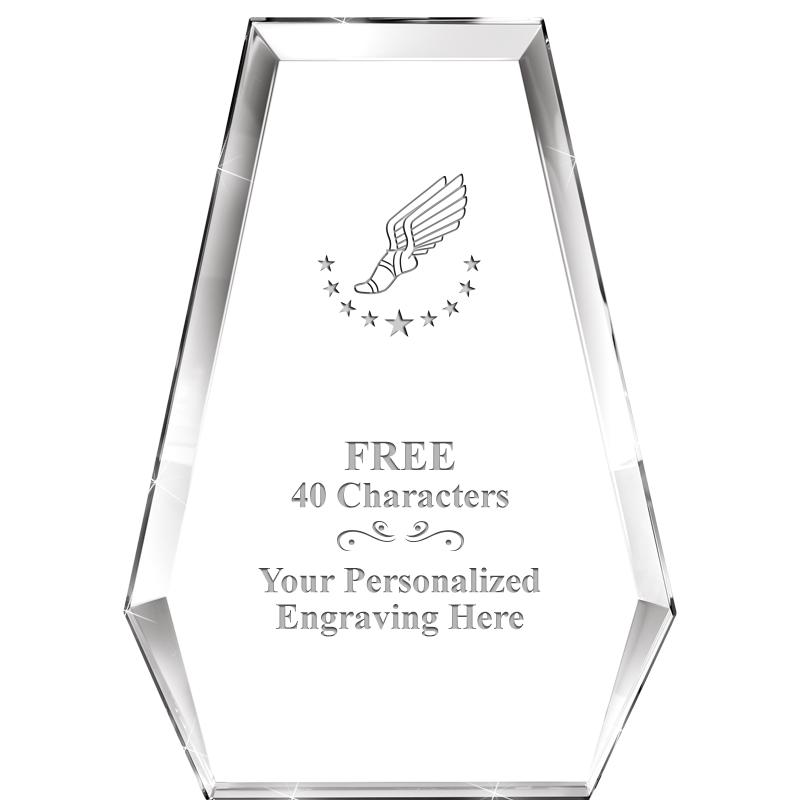 7" ATHENS PYRAMID CRYSTAL