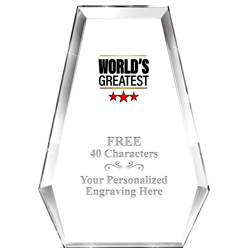 7" ATHENS PYRAMID CRYSTAL