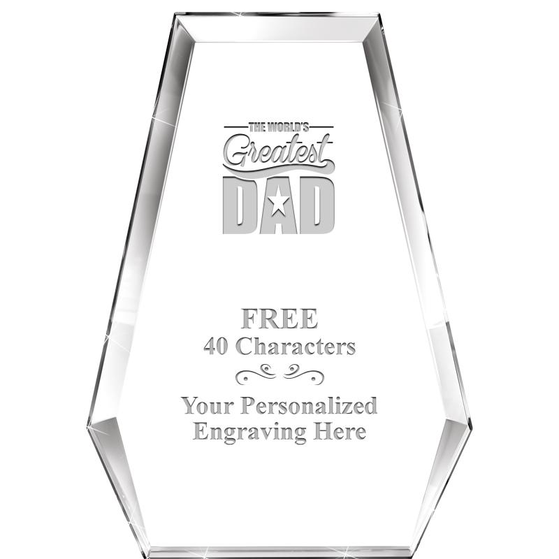 7" ATHENS PYRAMID CRYSTAL