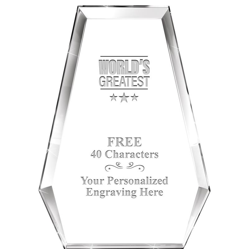 7" ATHENS PYRAMID CRYSTAL