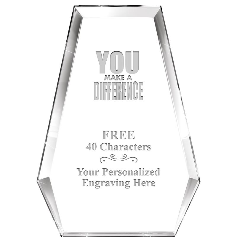 7" ATHENS PYRAMID CRYSTAL