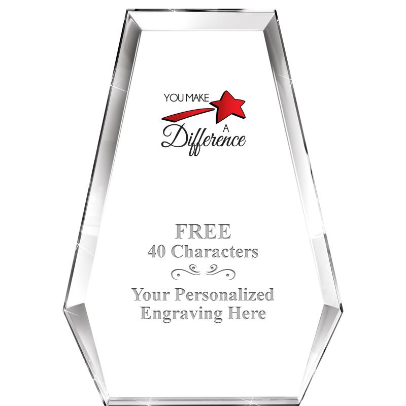 7" ATHENS PYRAMID CRYSTAL