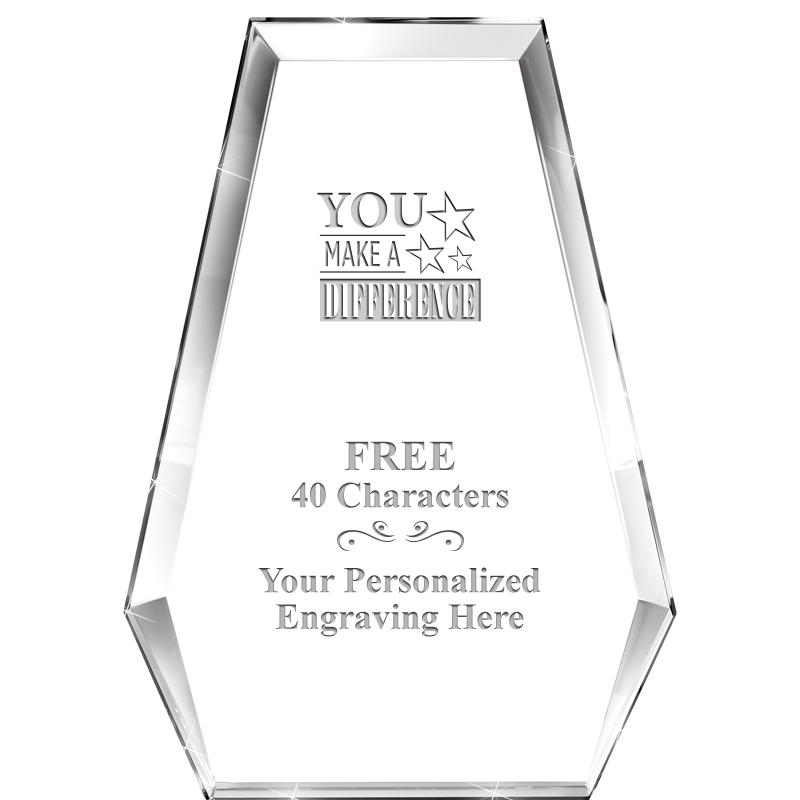 7" ATHENS PYRAMID CRYSTAL