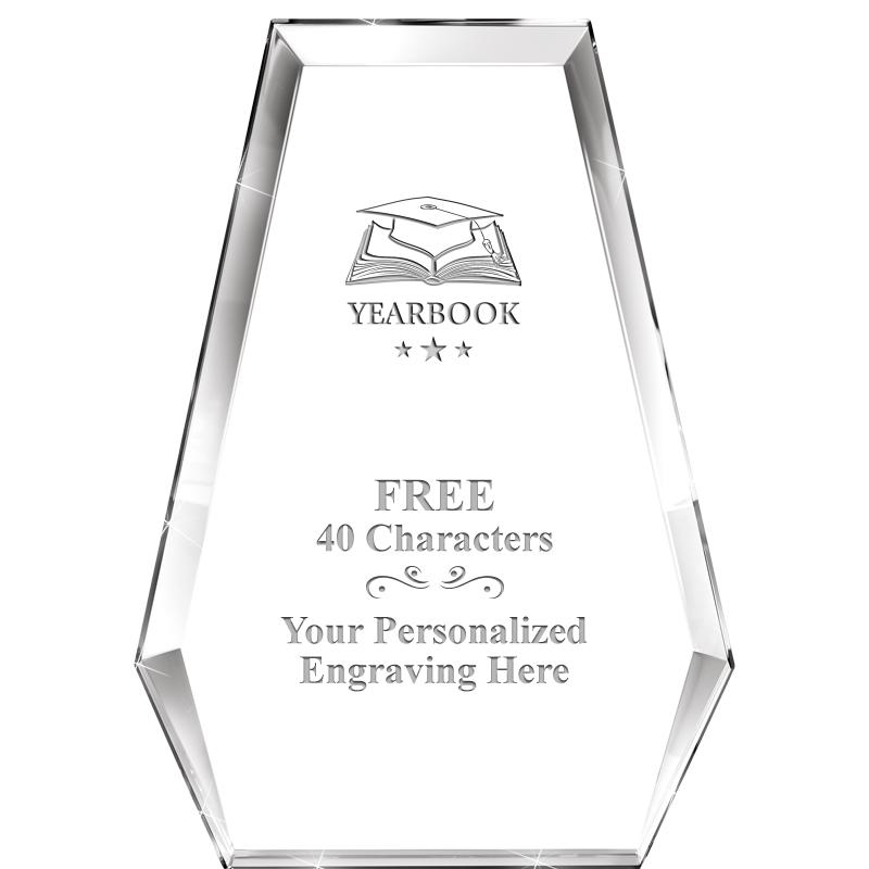 7" ATHENS PYRAMID CRYSTAL