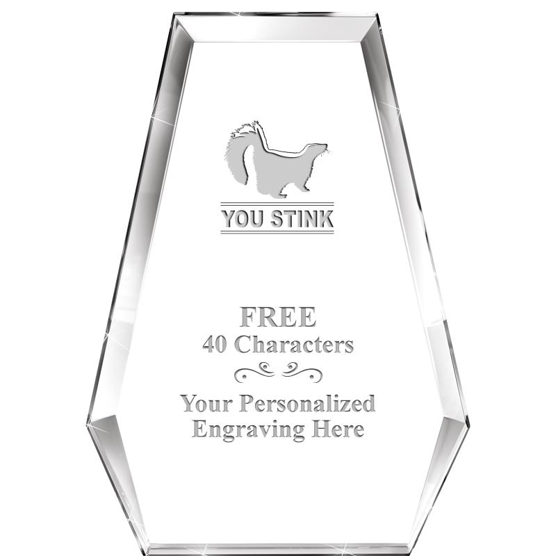 7" ATHENS PYRAMID CRYSTAL