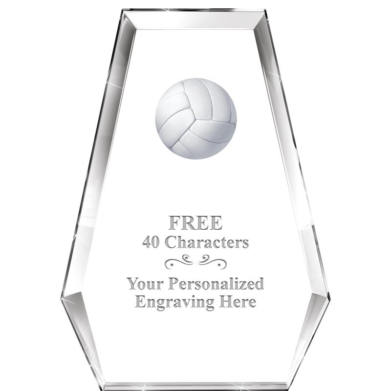 7" ATHENS PYRAMID CRYSTAL