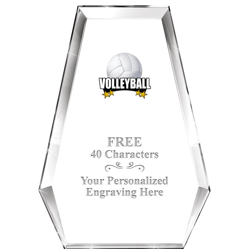 7" ATHENS PYRAMID CRYSTAL