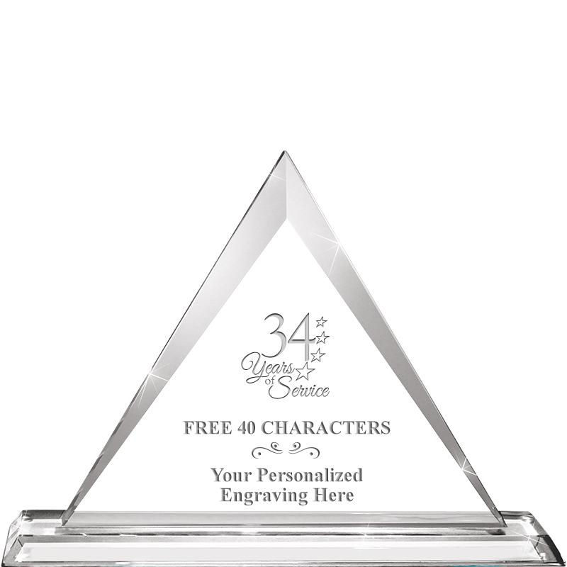 7.5" TOP PEAK CRYSTAL