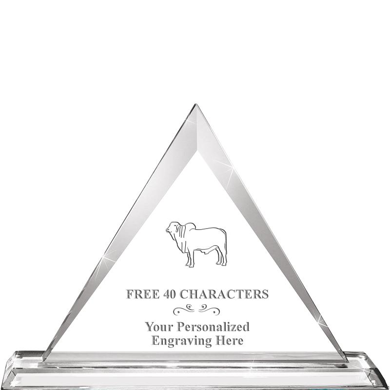 7.5" TOP PEAK CRYSTAL