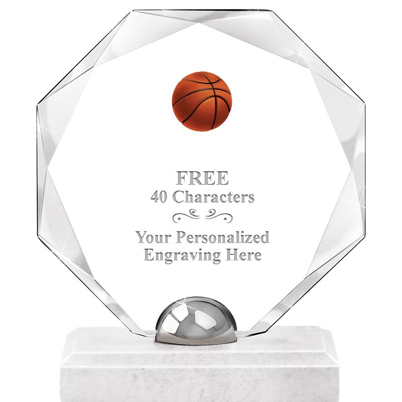 8.25" TURIN OCTAGON CRYSTAL