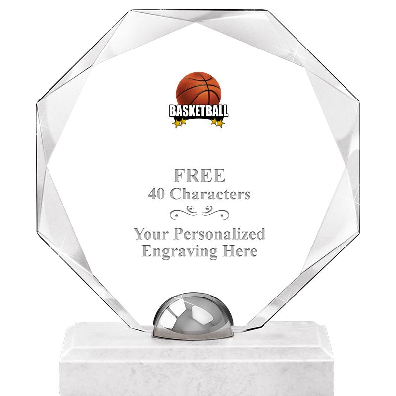 8.25" TURIN OCTAGON CRYSTAL