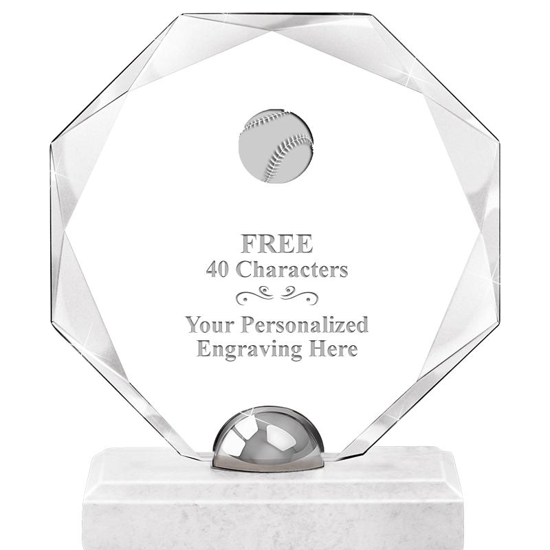 8.25" TURIN OCTAGON CRYSTAL