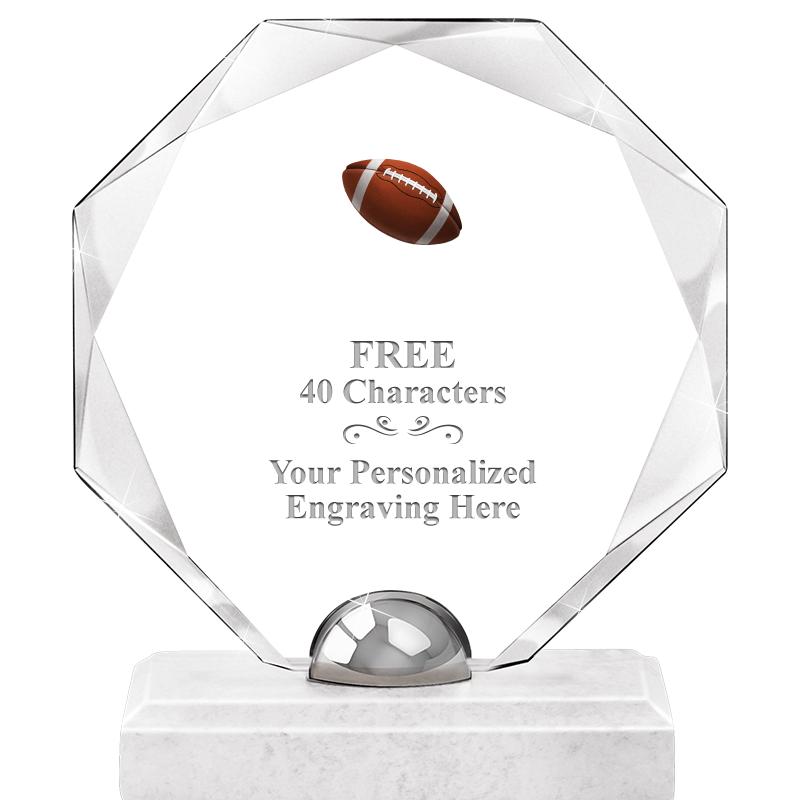 8.25" TURIN OCTAGON CRYSTAL