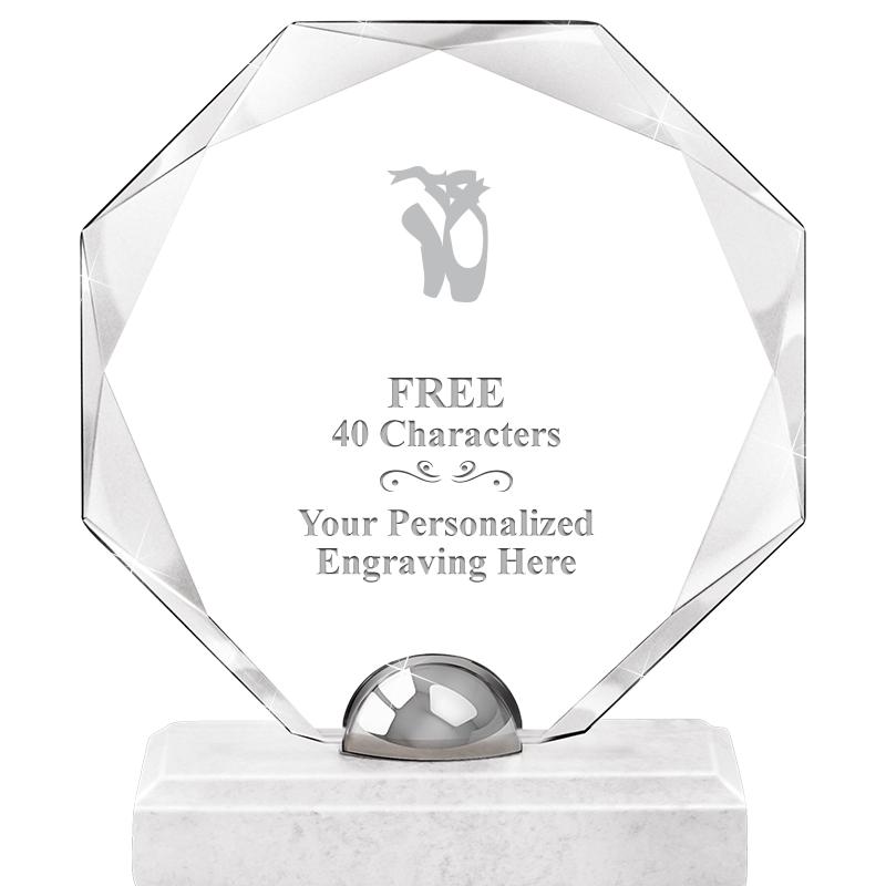 8.25" TURIN OCTAGON CRYSTAL