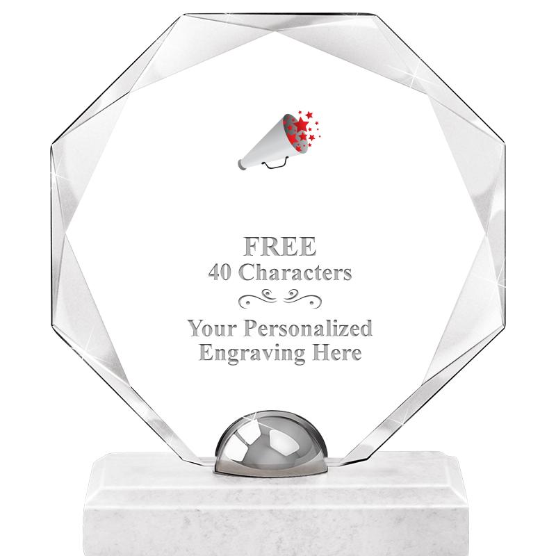 8.25" TURIN OCTAGON CRYSTAL