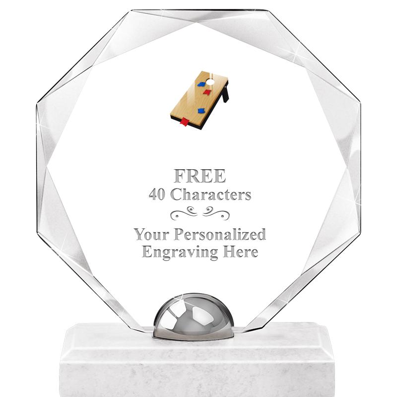 8.25" TURIN OCTAGON CRYSTAL