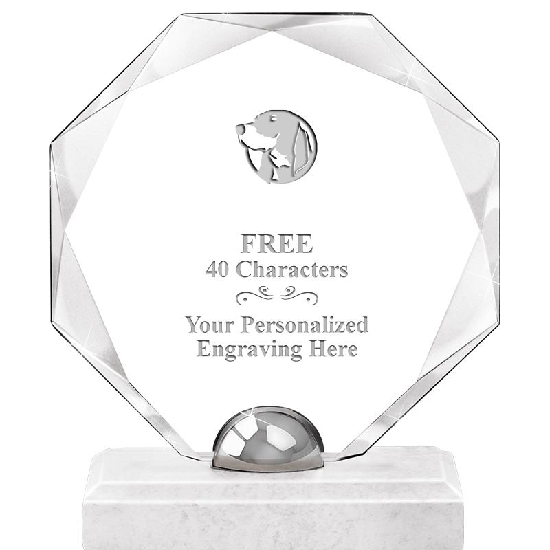 8.25" TURIN OCTAGON CRYSTAL