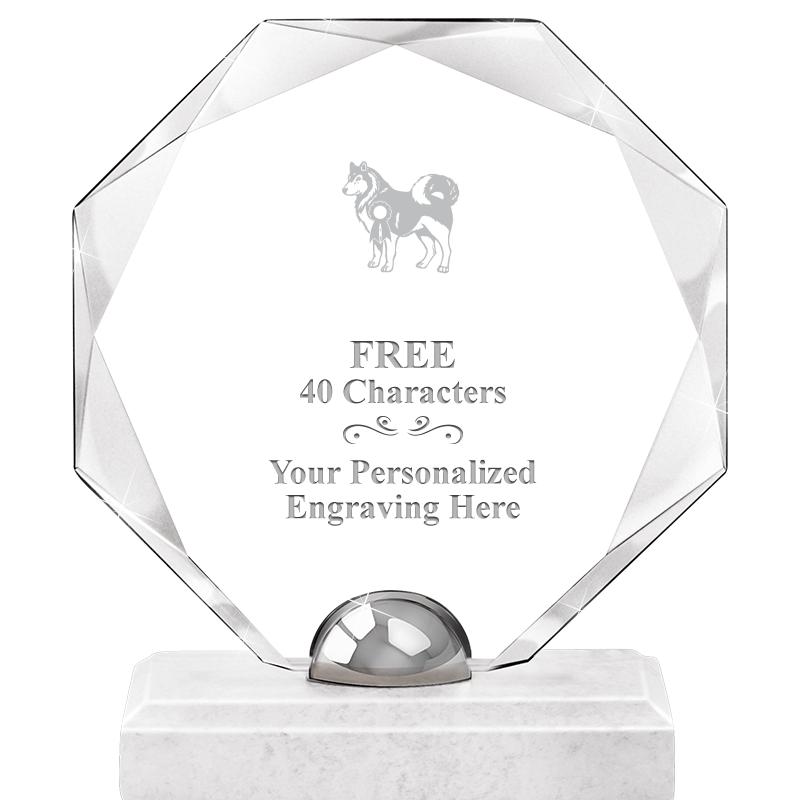 8.25" TURIN OCTAGON CRYSTAL