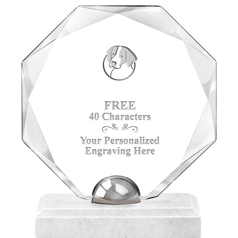 8.25" TURIN OCTAGON CRYSTAL