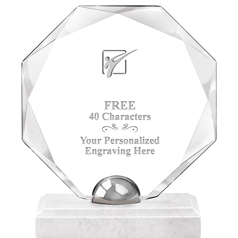 8.25" TURIN OCTAGON CRYSTAL