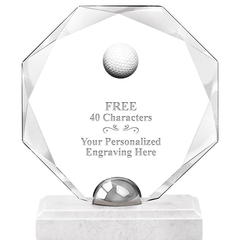 8.25" TURIN OCTAGON CRYSTAL