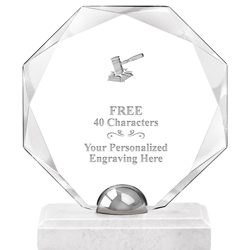 8.25" TURIN OCTAGON CRYSTAL