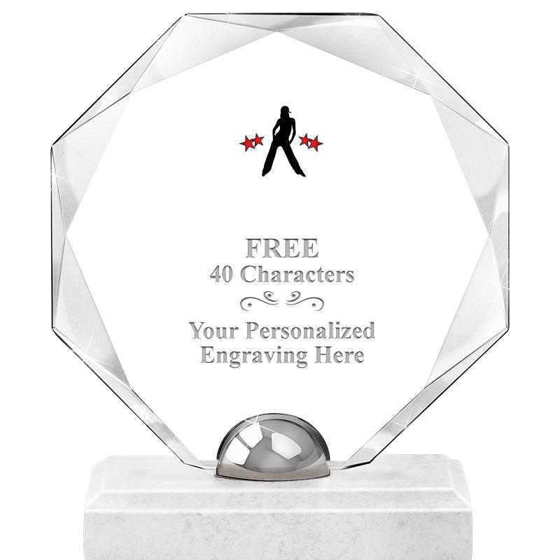 8.25" TURIN OCTAGON CRYSTAL