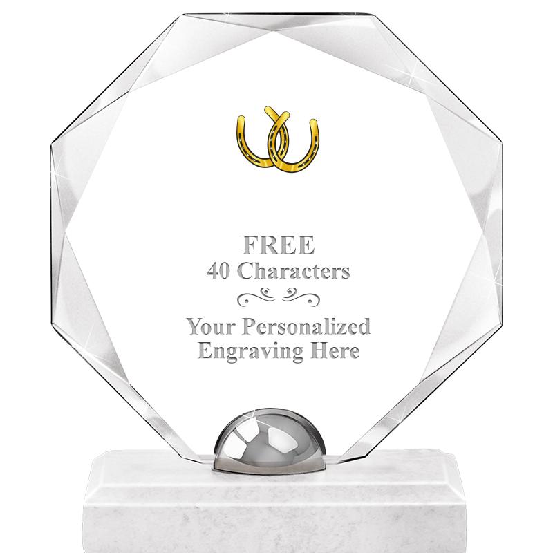 8.25" TURIN OCTAGON CRYSTAL