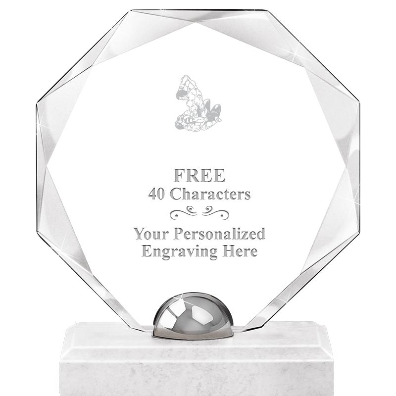 8.25" TURIN OCTAGON CRYSTAL