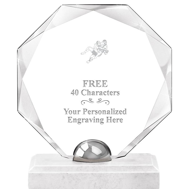 8.25" TURIN OCTAGON CRYSTAL