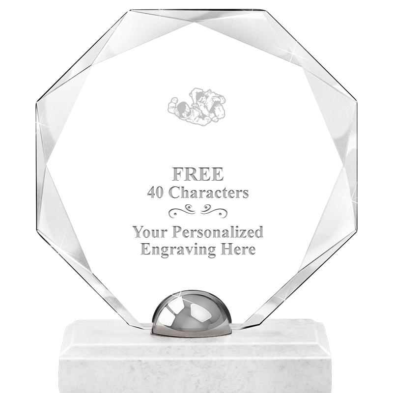 8.25" TURIN OCTAGON CRYSTAL