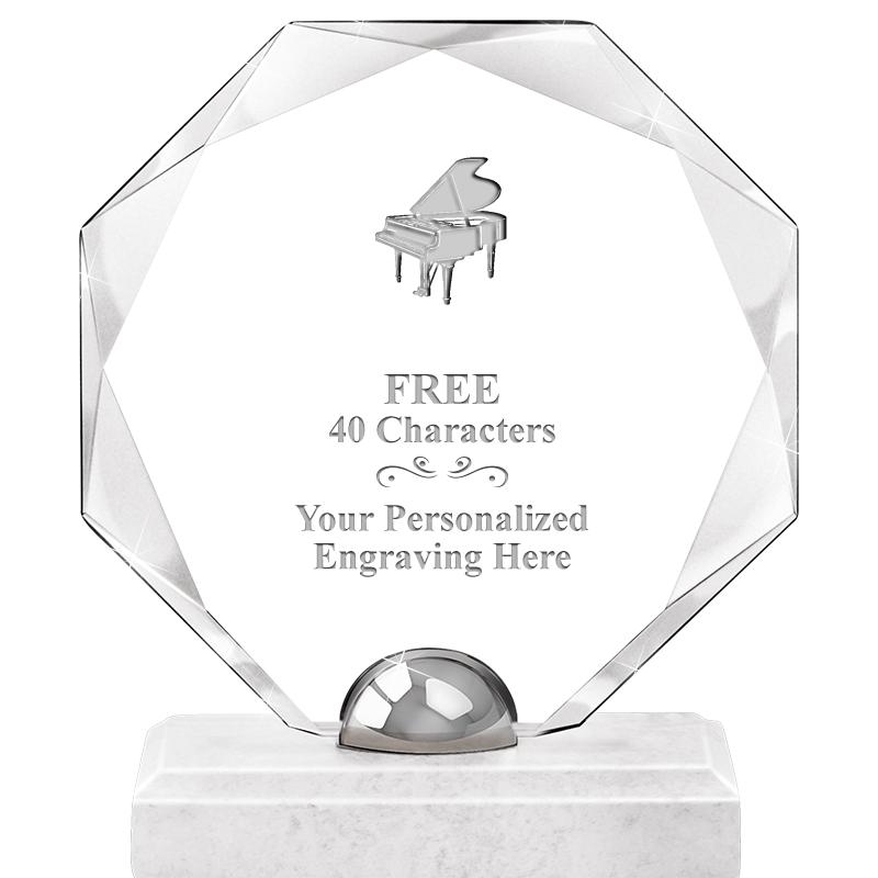 8.25" TURIN OCTAGON CRYSTAL