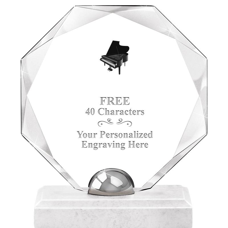 8.25" TURIN OCTAGON CRYSTAL